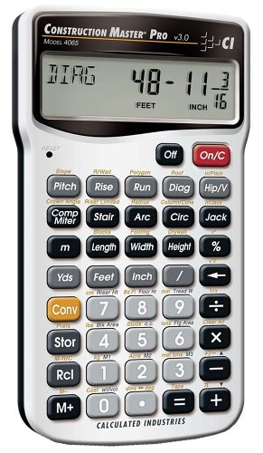 Calculated Industries 4065 Construction Master Pro Advanced Construction Math Calculator