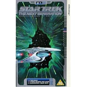 Star Trek The Next Generation - Vol. 2.1 - The Child / Where Silence Has Lease / Elementary Dear Data [VHS] [1990]