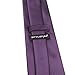 Stylefad Men's Solid Plaid Wide Neck Tie Set Hanky Cufflink Dark Purple