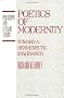 Poetics of Modernity: Toward a Hermeneutic Imagination (Philosophy and Literary Theory)