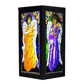 Exciting Lighting AMB1012 Wireless Wall Tiffany Angel Sconce by Exciting Lighting