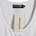 Tenworld Women Summer Vest Top Sleeveless Backless Blouse Cotton Tank Shirt (XXL, Black)