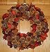 Fall Cone Wreath
