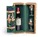 Bacchus - Green/Grapes One Bottle Basket