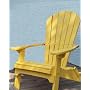 Forever Phat Tommy Poly Wood Adirondack Yellow Chair