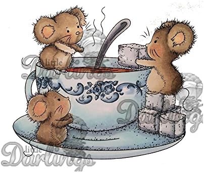 Little Darlings Candibean Rubber Stamp - Sweet Sugar Cube