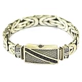Woven Wave Celtic Sterling Silver PVD 925 Bracelet