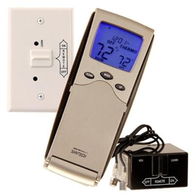 Skytech 9800325 SKY-3301P2 Backlit Programmable Fireplace Remote Control with Thermostat
