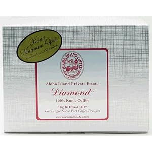24-count Diamond Private Reserve 100% Pure Kona Coffee Pods ~ These Are the Absolute... by Aloha Island Coffee
