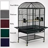 Mediana Dometop Bird Cage - Sapphire - 34L x 24D x 40H