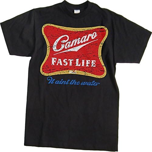 Camaro - Fast Life T-Shirt - Black Medium