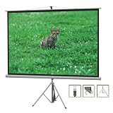 60"x60" Tripod Projector Projection Screen 85" Diagonal