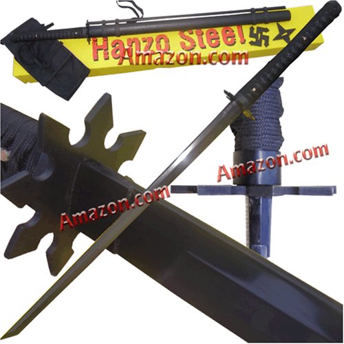 Full Tang Ninja Sword Handmade Razor Sharp Functional Cutting Sword