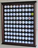 100 Golf Ball Display Case Cabinet Holder, with glass door