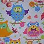 Kinderstoff | Lustige Eulen | 100% Baumwolle | Sto&hellip von Textiles fran�ais