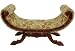 Queen Mary Sitting Room Bench - Golden Flowers