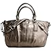 Coach 15960GUN Leather Sophia Convertiable Shoulder Hobo Bag Purse Satchel Gunmetal