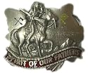 SPIRIT OF OUR FATHERS' BELT BUCKLE + display stand