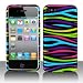 Premium - Apple iPhone 4 Rainbow Zebra Cover - Faceplate - Case - Snap On - Perfect Fit Guaranteed