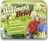 Wellness Briefs w/ NASA Technology, XL, Pack/20
