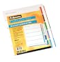 Fellowes 5-Tab Indexes for Binding Machines