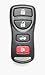 Keyless Entry Remote Fob Clicker for 2005 Nissan Sentra With Do-It-Yourself Programming