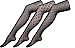 Chirrupy Chief Assorted-Pack Patterned Fishnet Pantyhose 3 Designs Per Pack (bla