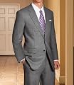 Jos. A. Bank Trio 2-Button Wool Suit- Extended Sizes (TAN, 52 LONG)
