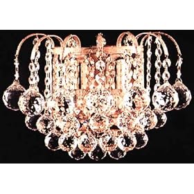 LAMPS BEAUTIFUL Jacqueline Crystal Two Light Wall Sconce by James R. Moder--Excellent...