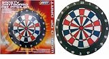 BEST SAFETY-DARTBOARD 46CM DURCHMESSER MIT 6 PFEILEN, mehrfarbig, 46 cm