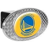 NBA Golden State Warriors Metal Diamond Plate Trailer Hitch Cover