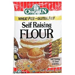 OrgraN Self-Raising Flour, 17.5-Ounce Packages (Pack of 8)