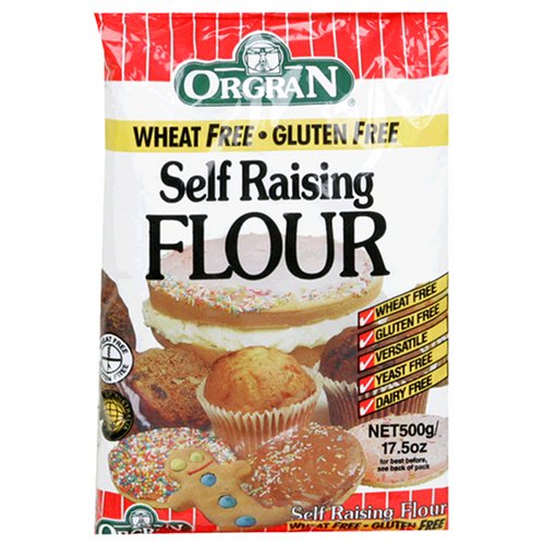OrgraN Self-Raising Flour, 17.5-Ounce Packages (Pack of 8)