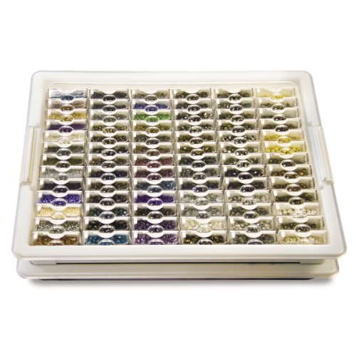 Darice 82Piece Elizabeth Ward Bead Storage Solutions Tiny Container