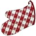 13" Cotton Oven Mitt - Fleur Red