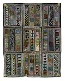 Review Novica  / Cotton table runner, 'Hidden Labyrinths'