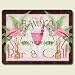 Kitchen & Housewares : Pink Flamingo GLASS CUTTING BOARD Kitchen HOME Decor NU