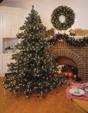 Bethlehem Lights 9-1/2 Foot Chesapeake Christmas Tree Pre-Lit with Multi-Color Lights