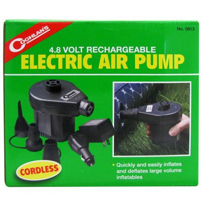 Mini Air Pump Cordless 4.8 Volt Rechargeable 12 Volt Air Pump Camping Electric Air Pump for Inflatables Air Bed