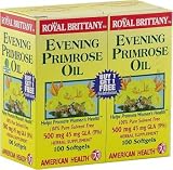 American Health Evening Primrose Oil 500 mg (45 mg GLA) Helps Promote Women's Health 100 Soft Gels Buy 1 Get 1 Free Offer Free Bottle Enclosed