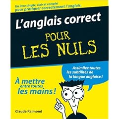 L'Anglais correct