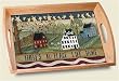 Glass Serving Tray ~ No Place Like Home ~ 20 inches x 13 inches ~ code 044