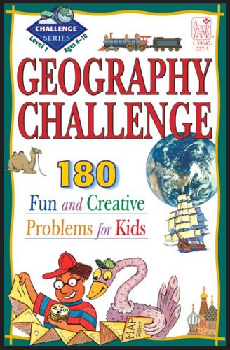 Textbook - Geography Challenge: 190 Fun and Creative Problems For Kids Ages 8-10, Level 1