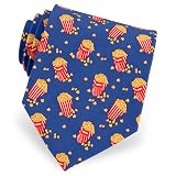 Popcorn by Alynn Novelty blue silk ties
