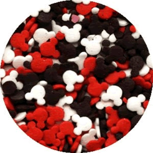 Mickey Mouse Cake Decorations - MICKEY MOUSE BOLD EDIBLE Candy Confetti Sprinkles for... by Lucks