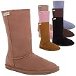 Bearpaw Women's Suede & Shearling Sheepskin 12 Inch Boot - Style 410