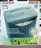  : Aurora Crosscut Paper Shredder AS701X