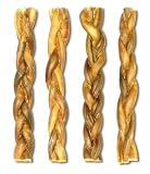 Pet Supplies : 5 pc. 12" Braided Bull Stick