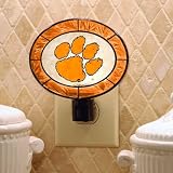 NCAA Clemson Tigers Art-Glass Nightlight