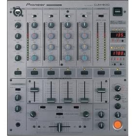 5-Channel Professional DJ Mixer With Digital Special Effects - Silver